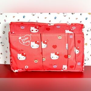 Hello Kitty Red Stationary Zipper Pouch